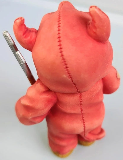 Cherished Teddies Trevor with a Pitch Fork on a white background
