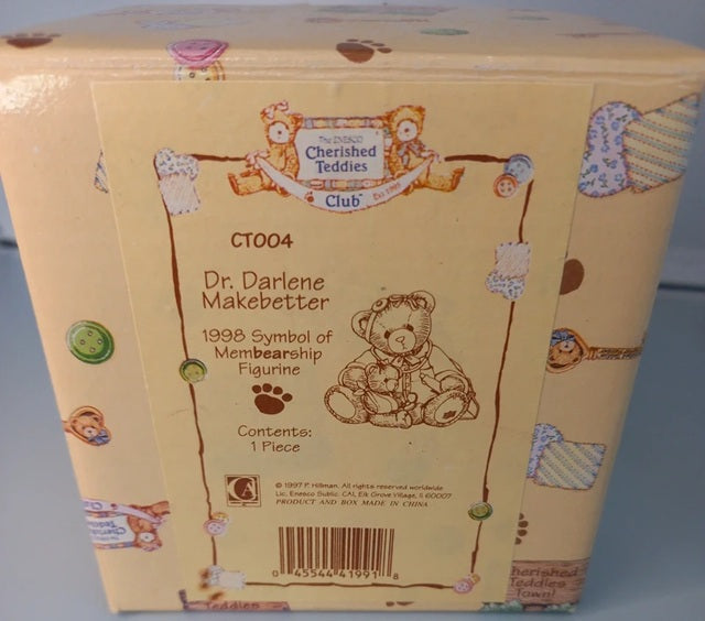Box with teddy bear illustrations and text on a light background