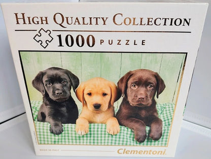 Clementoni Three Labs jigsaw puzzle 1000 piece.