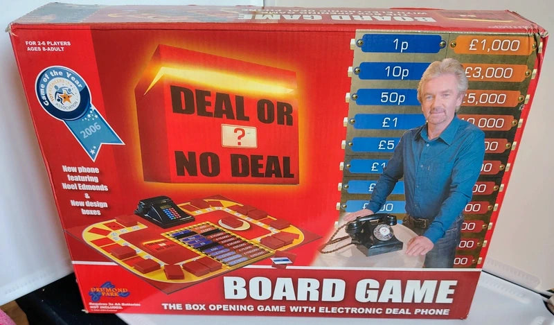 Deal or No Deal Board Game Drumond Park Noel Edmonds