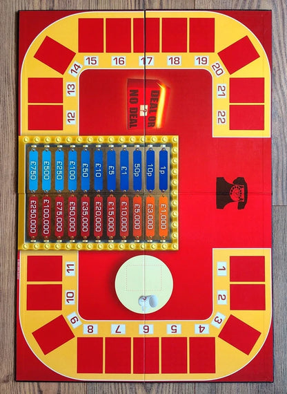 Deal or No Deal board game playing board