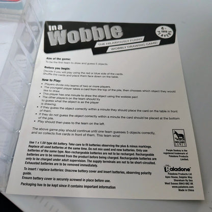 rules leaflet from Paladone