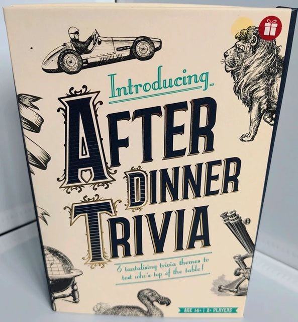 Introducing After Dinner Trivia Game by Marks and Spencer.