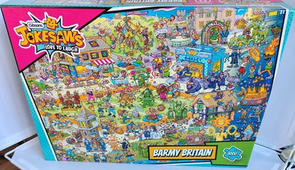 Barmy Britain 1000 Piece Jigsaw Puzzle Gibsons Jokesaws