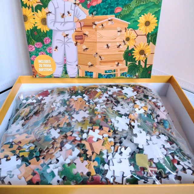 jigsaw puzzle pieces bagged