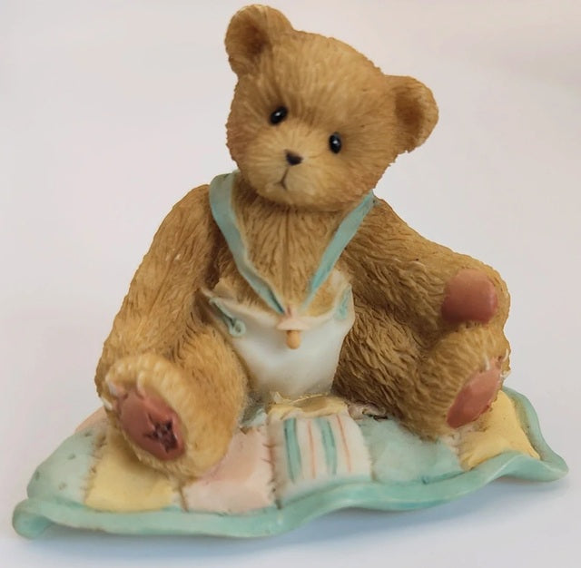 Cherished Teddies A Gift To Behold Baby Boy Figurine. 127922.