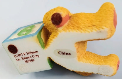 Cherished Teddies Number 6 Block Age by P. Hillman' branding on a white background