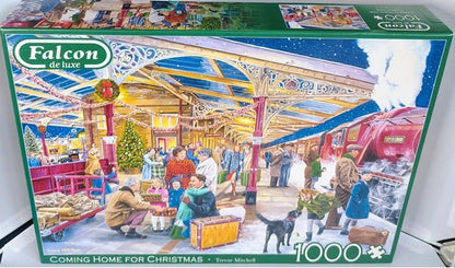 Coming Home For Christmas jigsaw Puzzle Falcon de luxe. 1000 piece.