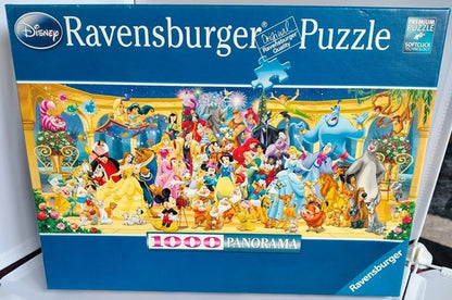 Pre‑Owned Ravensburger Disney Gifts Panorama 1000 Piece Jigsaw Puzzle