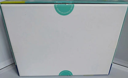 White box with green circular labels on a white background