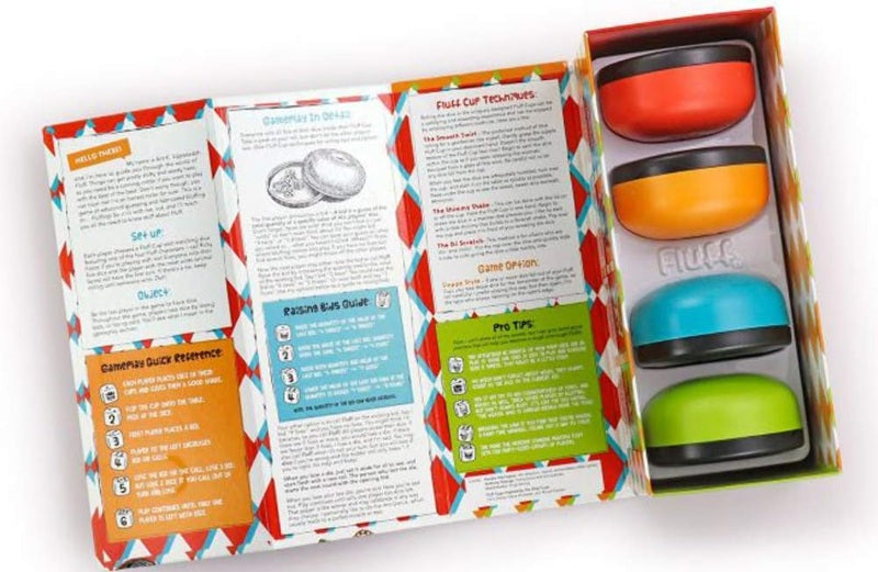 Colorful packaging of a toy set with instructions on a white background
