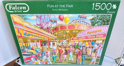 Fun At The Fair 1500 piece jigsaw puzzle by Falcon de luxe.
