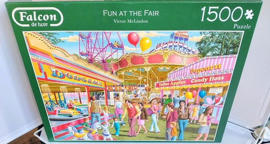 Fun At The Fair 1500 piece jigsaw puzzle by Falcon de luxe.