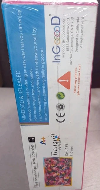 Product packaging with text and logos on a plain background