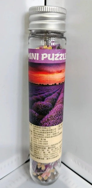 New Mini Jigsaw Puzzle – Lavender Fields in a Bottle 150 Piece Puzzle
