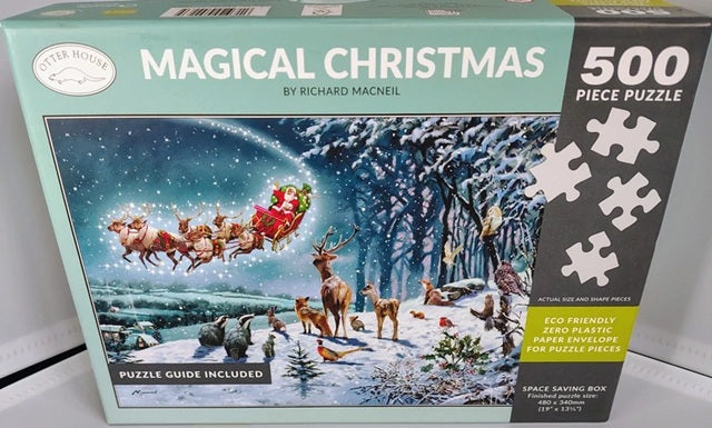 Magical Christmas 500 piece jigsaw puzzle by Otter House.