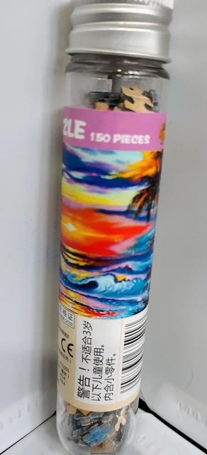 New Mini Jigsaw Puzzle – Sunset in a Bottle 150 Piece Puzzle