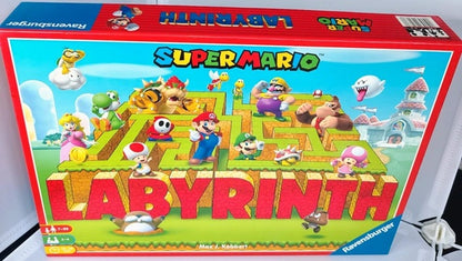Super Mario Labyrinth board game box with colorful graphics