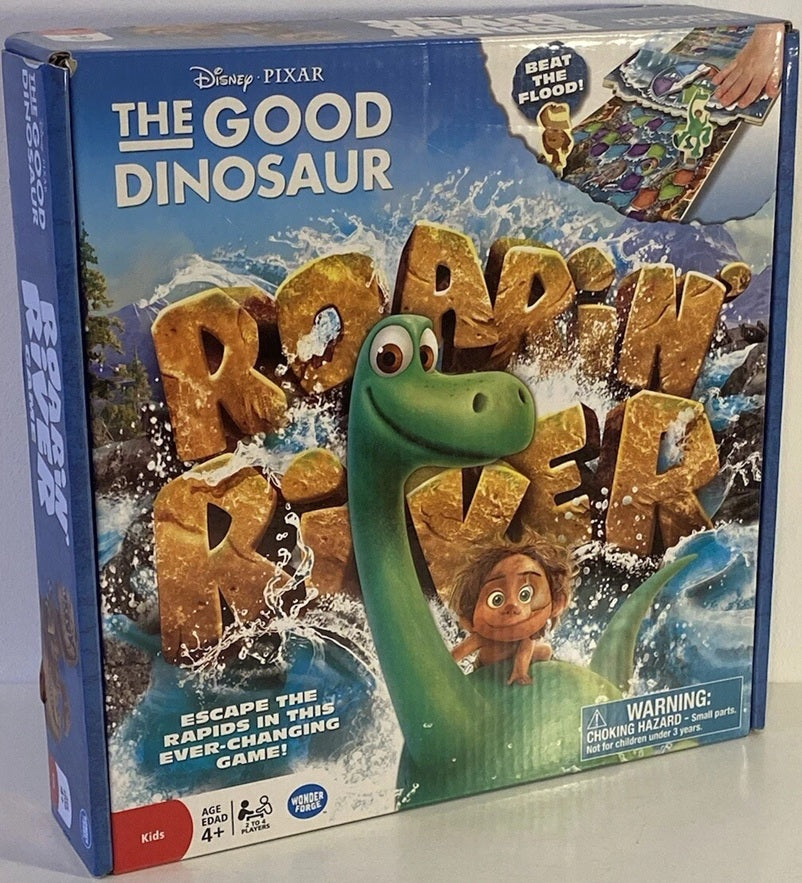 Box of 'The Good Dinosaur: Road 'N River' game by Disney Pixar on a white background