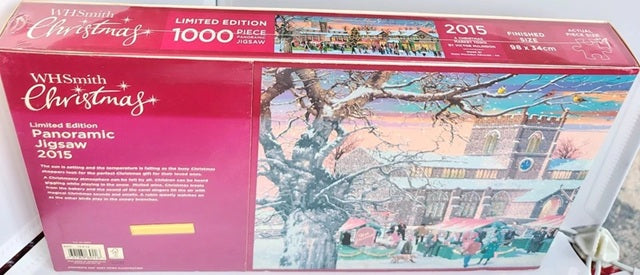 WHSmith Christmas limited edition 1000-piece jigsaw puzzle box